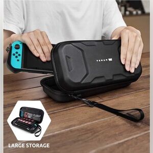 Mumba Deluxe Travel Carrying for Nintendo Switch - Black NWOT